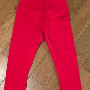 ZYIA Bright Red Kids Leggings